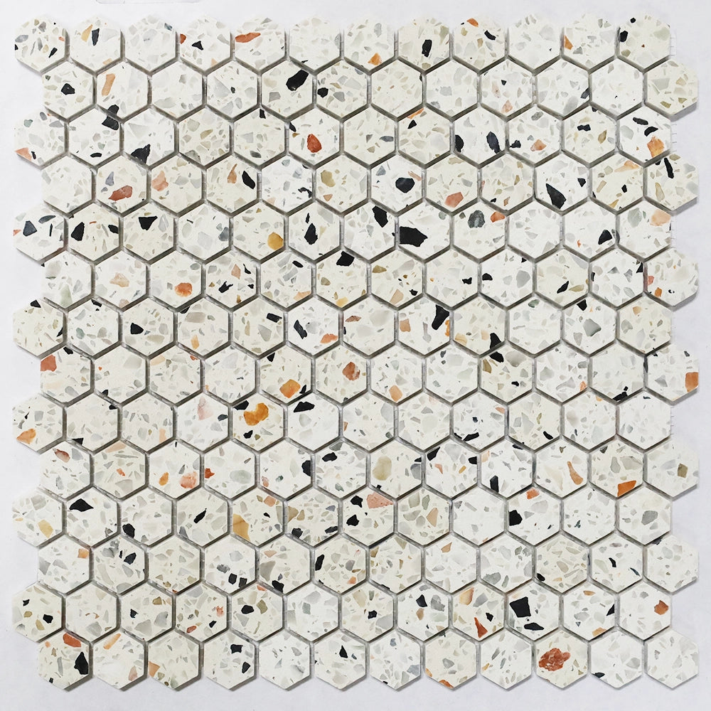 Nordic Flake Hex Mosaic