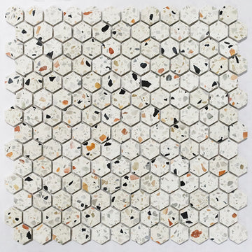 Nordic Flake Hex Mosaic