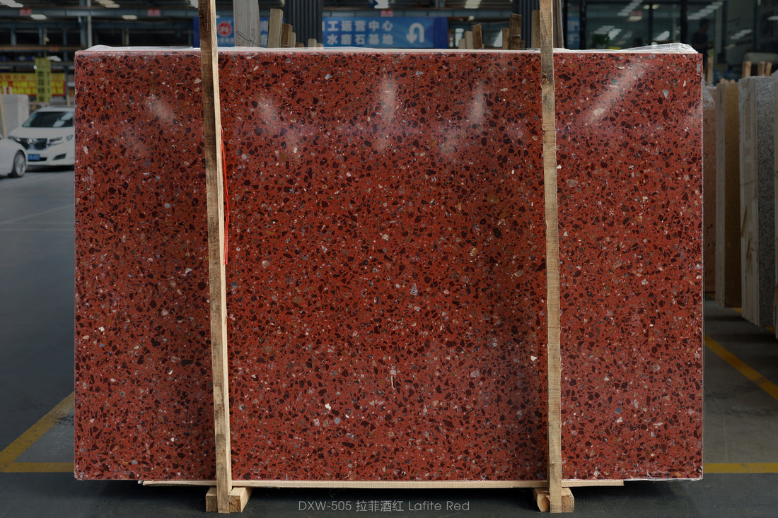 Lafite Wine Red Terrazzo