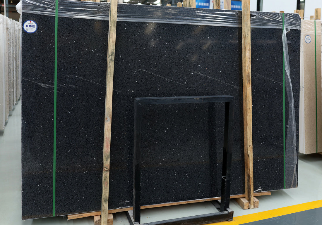 Lastre di terrazzo nero Long Star