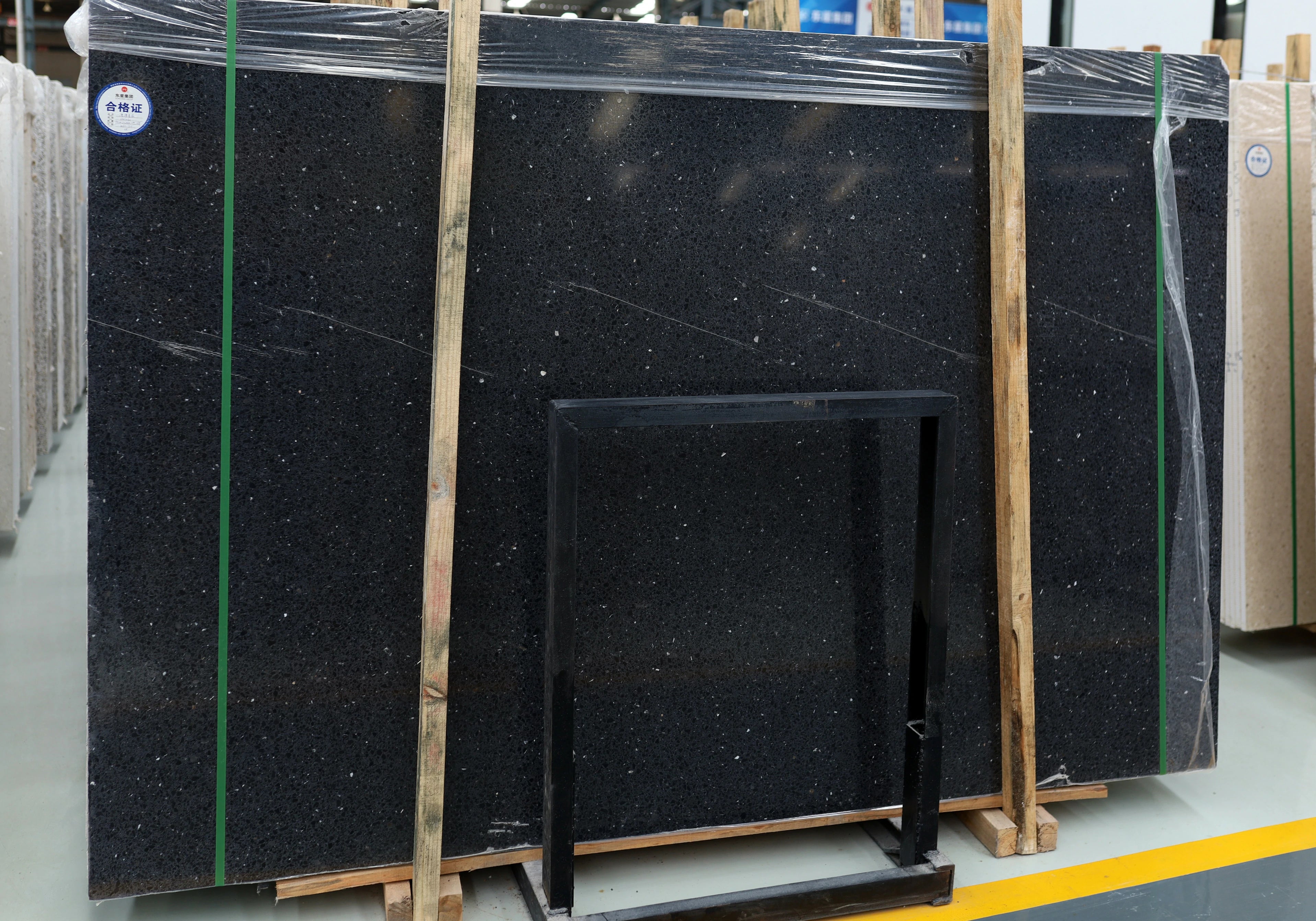 Lastre di terrazzo nero Long Star