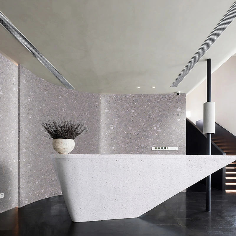 Terrazzo bianco neve