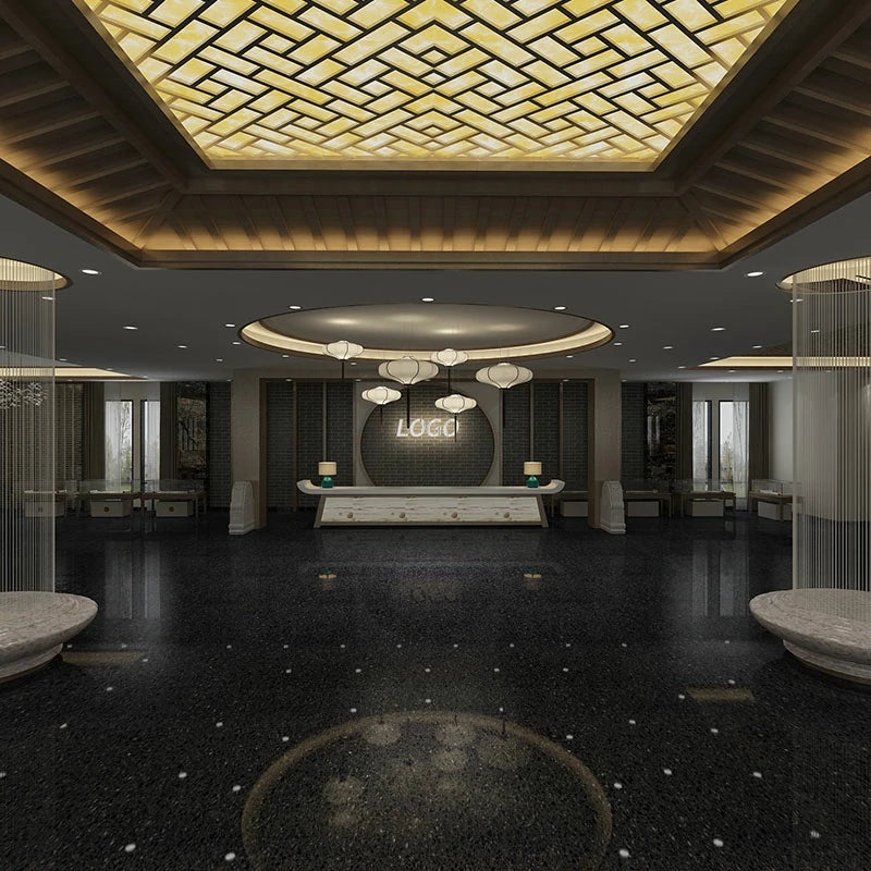 Terrazzo nero inchiostro