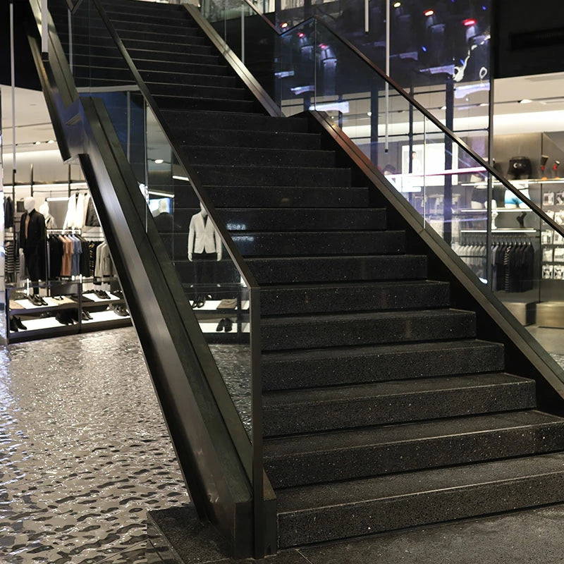 Lastre di terrazzo nero Long Star