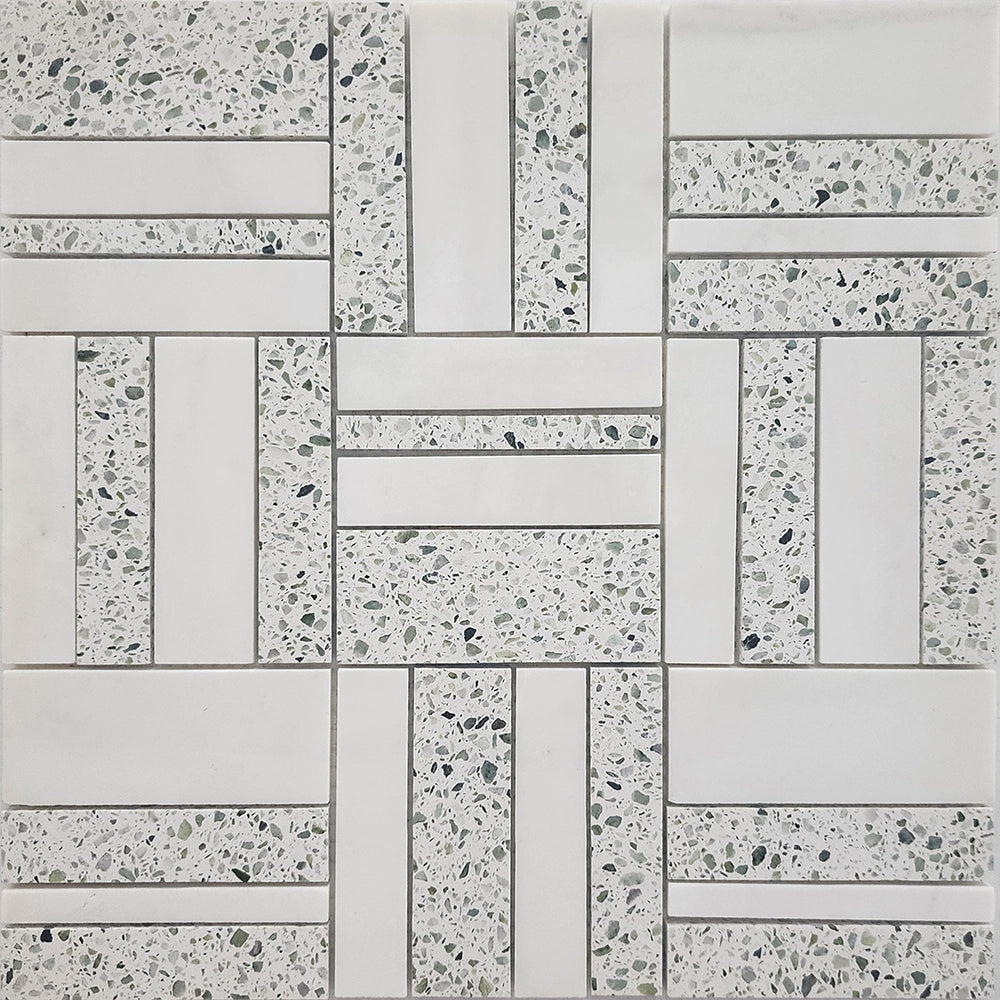 Frost Flow Terrazzo Mosaic