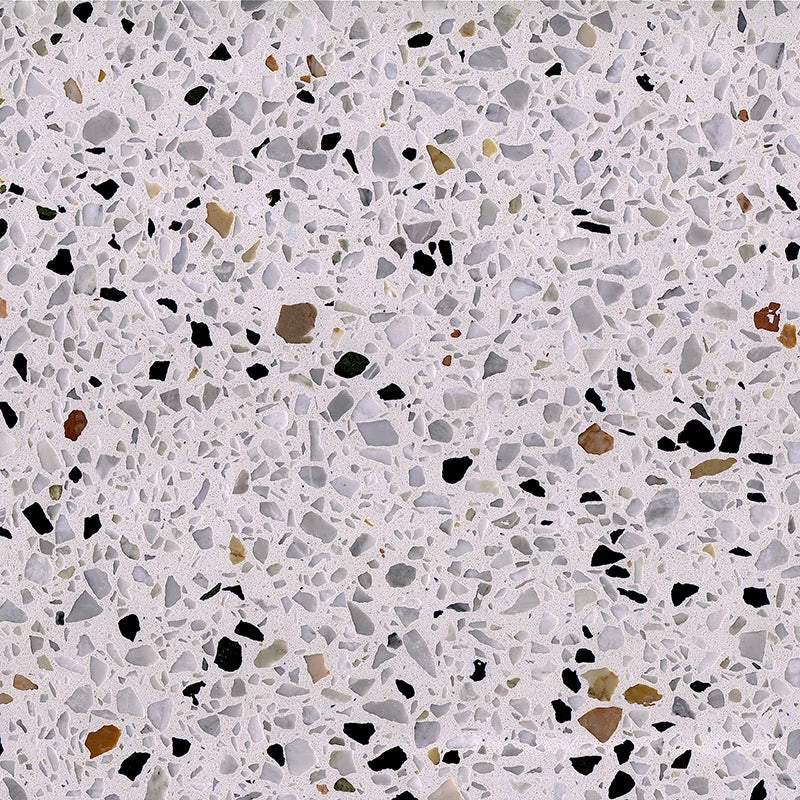 Piastrelle bianche grandi in terrazzo Spring Garden