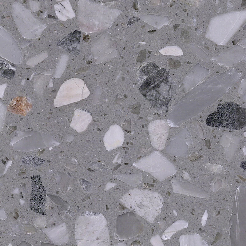 Terrazzo prefabbricato in pietra artificiale Alba Grey